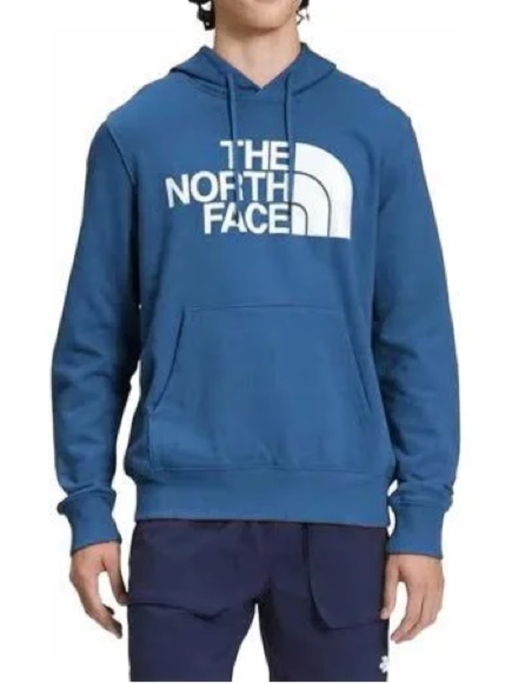 The North Face Men’s Blue Logo Pullover Hoodie